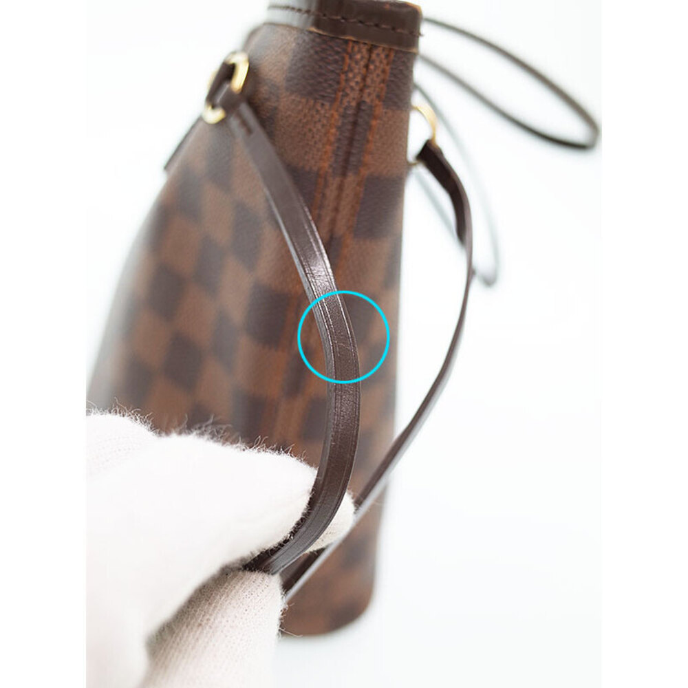 Louis Vuitton Damier Ebene Brown Neverfull Tote Bag - Picture 6 of 8